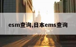 esm查询,日本ems查询