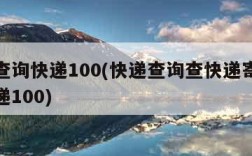 快递查询快递100(快递查询查快递寄快递上快递100)