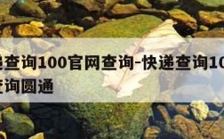 快递查询100官网查询-快递查询100官网查询圆通